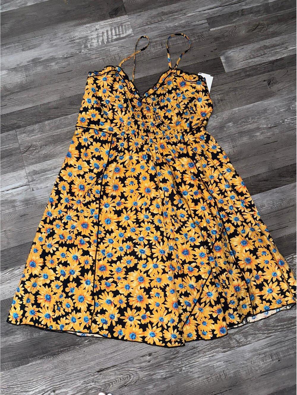 Topshop Sunflower Dress